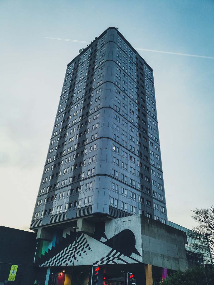high rise high-rise building urban